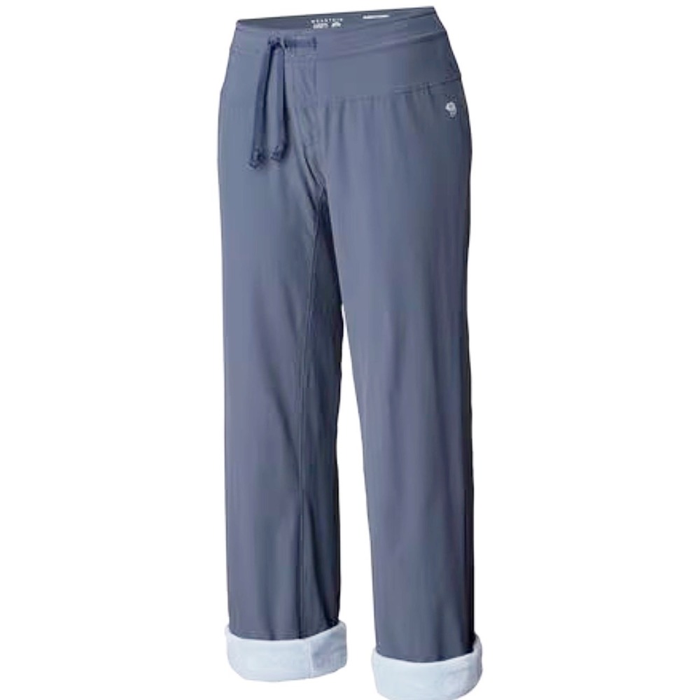 Mountain Hardwear Yumalina Fleece Line Pants Women's 12 Gray Winter Outdoor